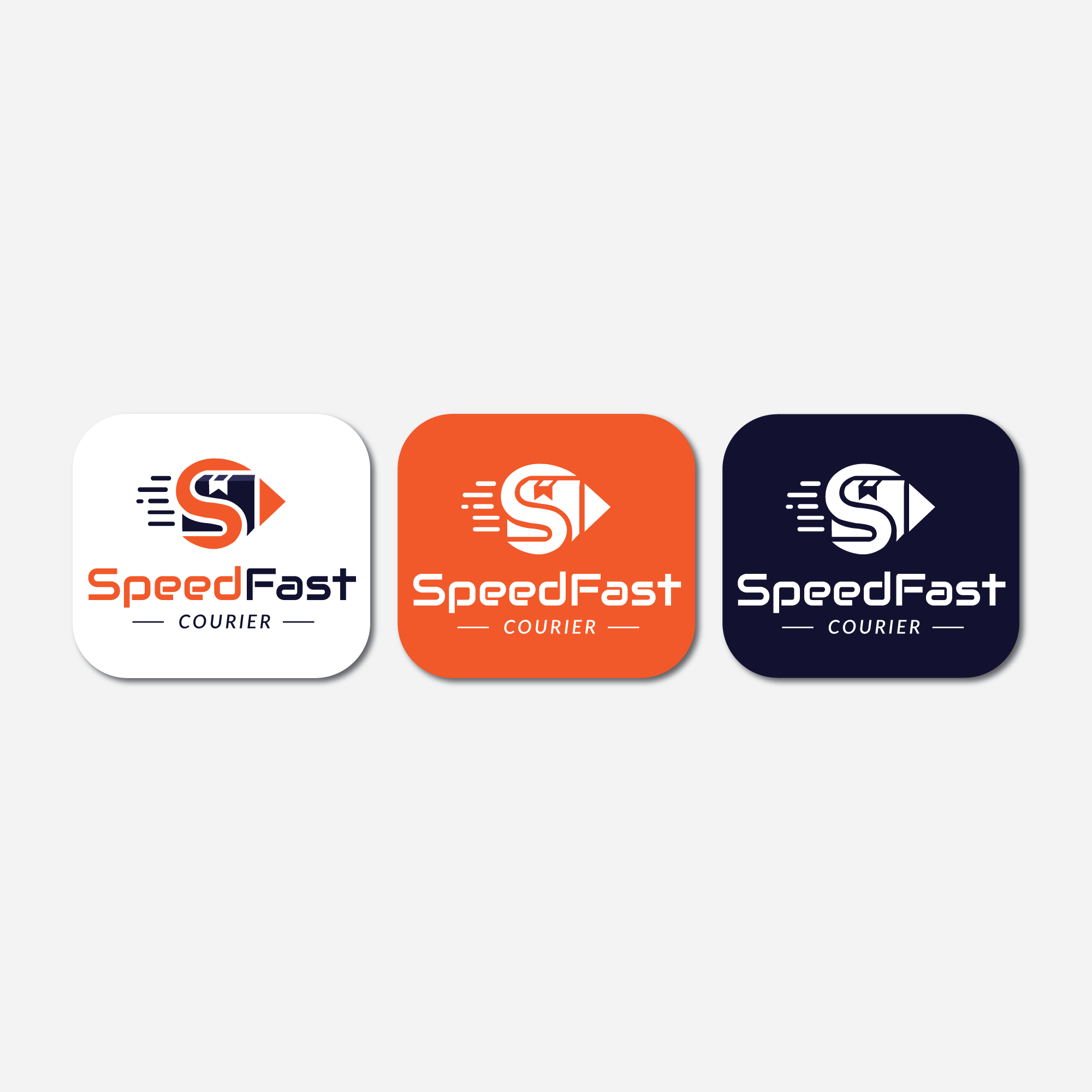 SpeedFast Courier Logo Design